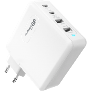 GP Batterier Wall Charger GM4A GaN PD 100W White, OneSize