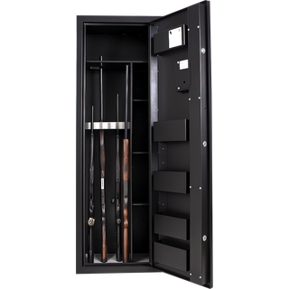 Genzo Våbenskab/Sikkerhedsskab SolidSafe 152 kg Kodelås Black edition