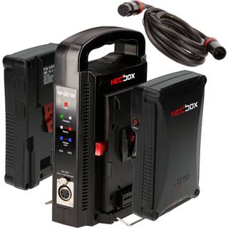 Hedbox PROBANK-2S Professional Dual V-Mount Power Station Set (196Wh)