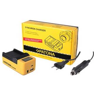 USB oplader til Canon LPE6 LP-E6 med LCD