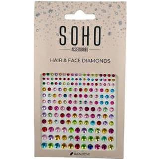 SOHO Hair & Face Diamonds Rainbow - 216 stk.