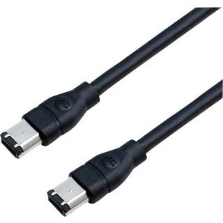 Eletra IEEE 1394A 6P M 3M kabel, sort ➞ På lager - klar til levering