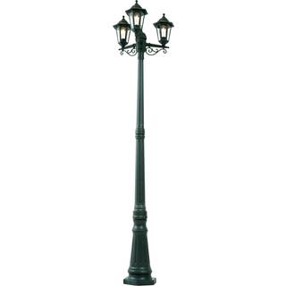 Klassisk udendørs lanterne mørkegrøn 217 cm 3-lys IP44 - New Haven