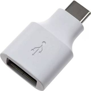 Original Google OTG Adapter, USB Stik på USB-C Stik, Hvid, ADA-GGL-A2C