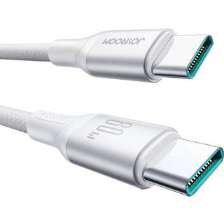 Joyroom Flash Series Hurtigopladning USB-C til USB-C Kabel 60W, 2m - Hvid