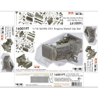 PONTOS Sd. Kfz. 251 Engine Detail Up Set