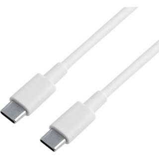 Eletra USB-C til USB-C kabel 1 M, hvid ➞ På lager - klar til levering og afhentning