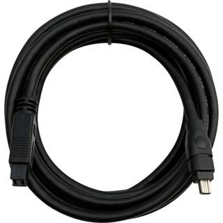 Eletra IEEE 1394A 4P M - 1394B 9P M 3M kabel, sort ➞ På lager - klar til levering