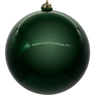 Vickerman N590874DPV 3 tommer Perle UV-kuglepynt med hul, midnatgrøn - Pose med 12