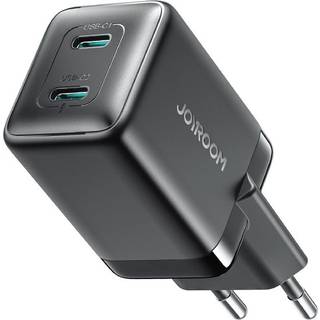 Joyroom Dobbelt USB-C GaN Oplader 45W - Sort
