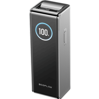 EcoFlow RAPID 25K - 170W (2x 140W USB-C + 1 USB-A) Powerbank - Sølv - 25000 mAh