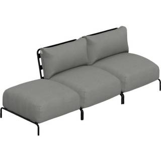 TRIMM Copenhagen Brick 2-Seater W. Chaise Longue Grey