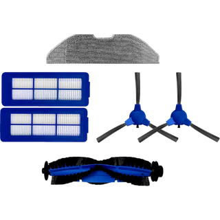 Eufy RoboVac G10 / G10 Hybrid Tilbehørspakke: Børster, 2 Filter & Moppe Komplet Sæt