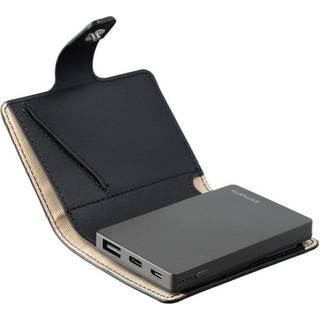 4Smarts - PowerBank Wallet 3000 mAh - Sort