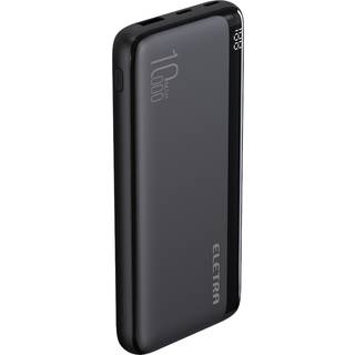 Eletra P10 powerbank 10 000 mAh, sort ➞ På lager - klar til levering og afhentning