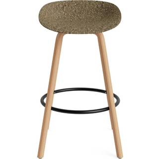 Normann Copenhagen Mat Barstol 75 cm Bøg/Sort/Seaweed