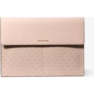 MK Jet Set Signature Logo Laptop Case - Pink - Michael Kors - ONE SIZE