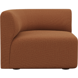 SACKit Fjord Sofa - Corner Section Left - Cosmo Terracotta