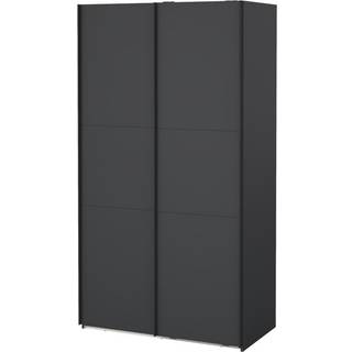 Como Garderobeskab 2 skydelåger 120 x 220 cm - Grå