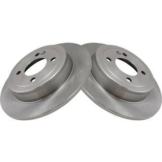 TRQ bageste bremseotorer sæt solid kompatibel med 2012-2022 Hyundai Accent 2012-2023 Kia Rio