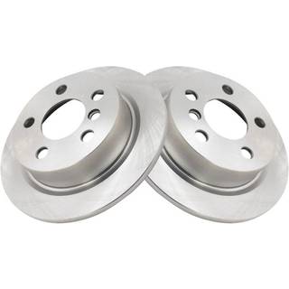 TRQ bageste bremseotorer indstiller solid kompatibel med 2014-2024 Mini Cooper