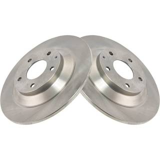 TRQ bagbremseotorer sæt solid kompatible med 2013-2024 Mazda CX-5