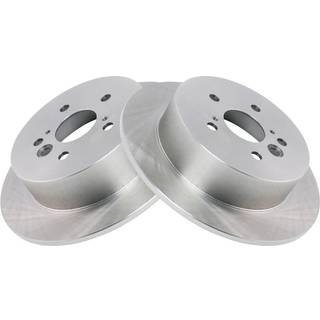 TRQ bagbremseotorer sæt solid kompatible med 2004-2005 Toyota RAV4