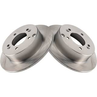 TRQ bagbremseotorer sæt solid kompatible med 2007-2010 Kia Rondo