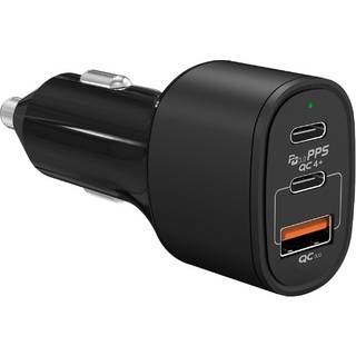 Dacota Platinum biloplader, USB-C/A, 60 W, sort