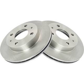 TRQ Front Brake Rotors Set Ventede kompatible med 1995-1997 Nissan 200SX 1995-1999 Sentra