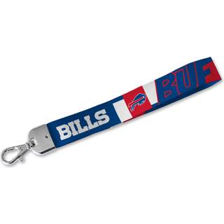 Rico Industries NFL Football Buffalo Bills Standard håndled Lanyard Key Chain Cute Wristlet Strap Keychain Holder for Women Men Car Keys ID Badge