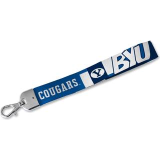 Rico Industries NCAA BYU Cougars håndled Lanyard Key Chain Cute Wristlet Strap Keychain Holder for Women Men Car Keys ID Badges Card Wallet Phone