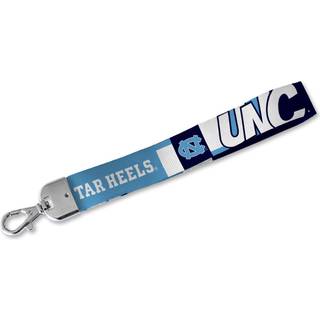 Rico Industries NCAA North Carolina Tar Heels håndled Lanyard Key Chain Cute Wristlet Strap Keychain Holder for Women Men Car Keys ID Badges Card