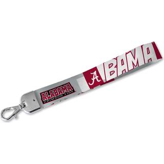 Rico Industries NCAA Alabama Crimson Tide Wrist Lanyard Key Chain Cute Wristlet Strap Keychain Holder for Women Men Car Keys ID Badges Card Walle