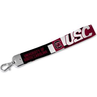 Rico Industries NCAA South Carolina Gamecocks håndled Lanyard Key Chain Cute Wristlet Strap Keychain Holder for Women Men Car Keys ID Badges Card