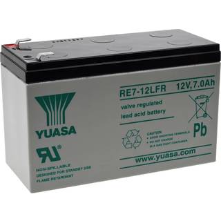 YUASA Bly-Batteri RE7-12LFR 7Ah 12V