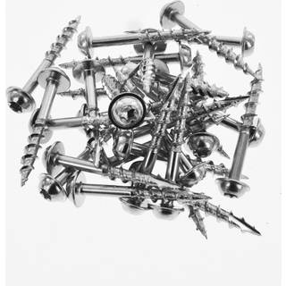 Milescraft 5212 Wood Pocket Hole Screws- #7 X 1-1/4 """" Vaskerhoved med grov tr?d (1000 pc.) Torx driver selvtap til indend?rs brug