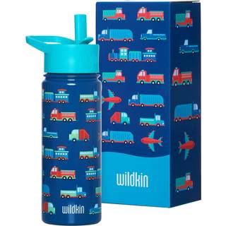 Wildkin Kids 18 oz rustfrit stål vandflaske - BPA -fri lækagesikker isoleret let rengøring - transport