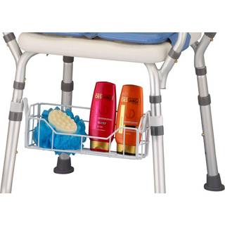 Nova brusestol kurv tilbehør shampoo & sæbeholder til bruser og bade stol kurv caddy til bad & brusestol universal pasform