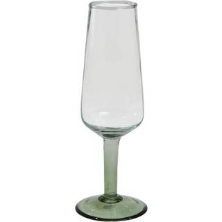 Speedtsberg Champagneglas med grøn fod