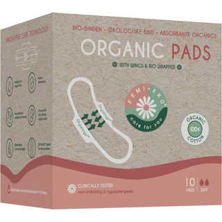 Bind med vinger af økologisk bomuld | Ultra Dag | 10 stk