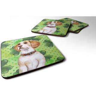 """" Caroline's Treasures Beagle St Patrick's Decorative Coasters multicolor """"