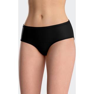 Højtaljede Menstruationstrusser, Black, L