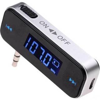 Universal trådløs FM-sender m. 3.5mm AUX, LCD-skærm