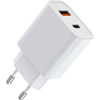 Caruba 20W USB A og C Strømforsyning/Oplader