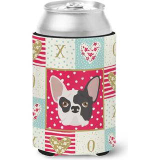 """" Caroline's Treasures CK5200cc French Bulldog Love Can eller Bottle Hugger Cold-Beverage-Koozies multicolor """"