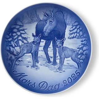 Bing & Grøndahl mors dag-platte 2025 elgko med kalve