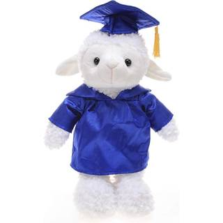 Plushland Plush Fyldt Animal Toys 12 tommer pr?senterer gaver til eksamen Day Personaliseret tekstnavn eller dit skolelogo p? kjole bedst til enh
