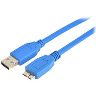 Prokord Usb-kabel 5m. Usb A Micro-usb B Blå