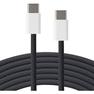 Xceed Braided USB-C til USB-C PD 60W - 2m - Sort